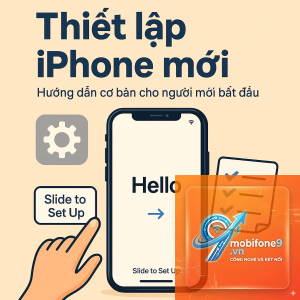 thiết lập apple cho người mới