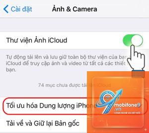 tối ưu bộ nhớ apple