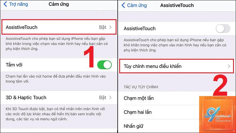 trợ năng iphone không hiển thị tùy chọn - Hình 2
