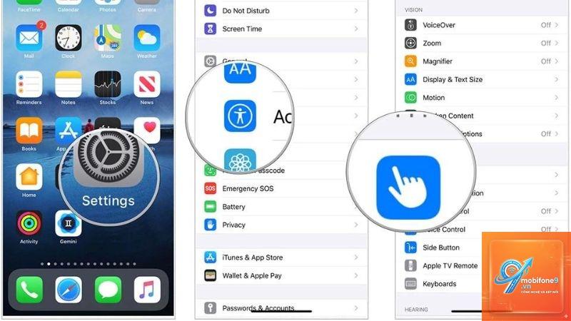 trợ năng iphone không hiển thị tùy chọn - Hình 4