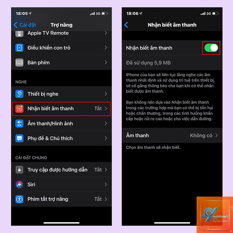 trợ năng iphone không nhận diện âm thanh - Hình 3