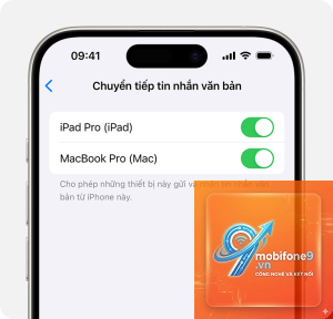 tự động chuyển tiếp tin nhắn iPhone