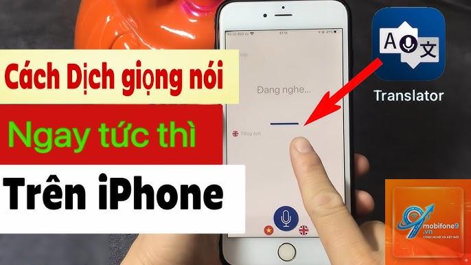 ứng dụng dịch iphone không nhận giọng nói - Hình 3