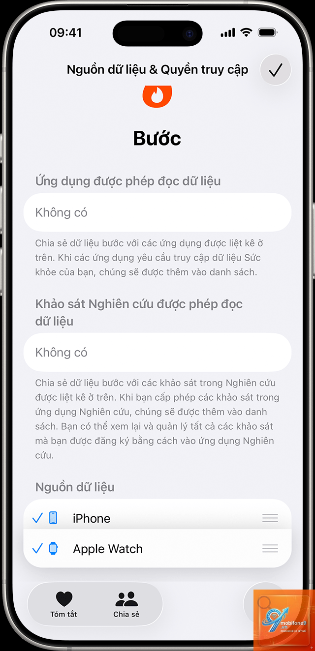 ứng dụng sức khỏe không nhận dữ liệu apple watch - Hình 4