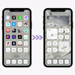 widget iphone bị trắng
