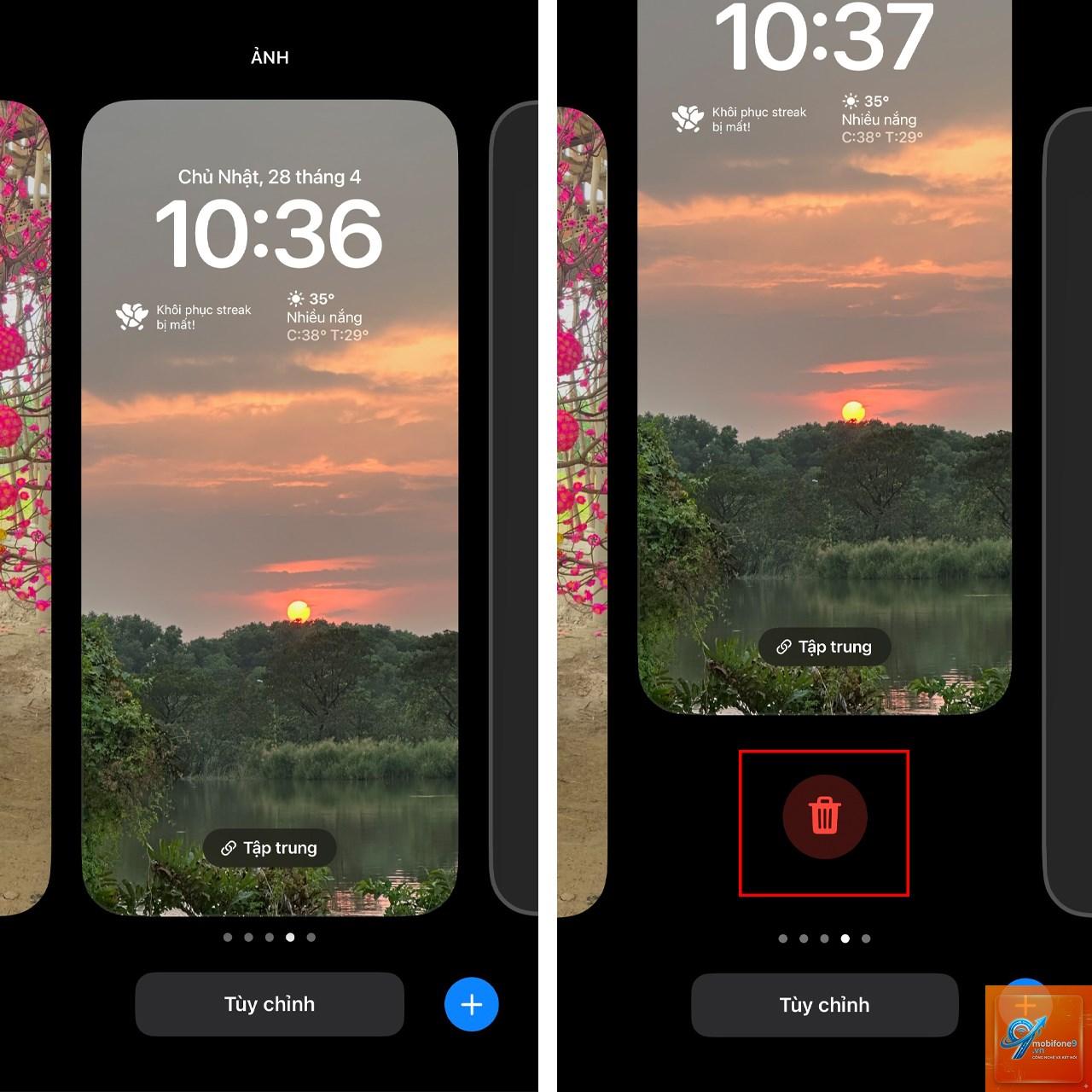 widget iphone bị treo - Hình 1