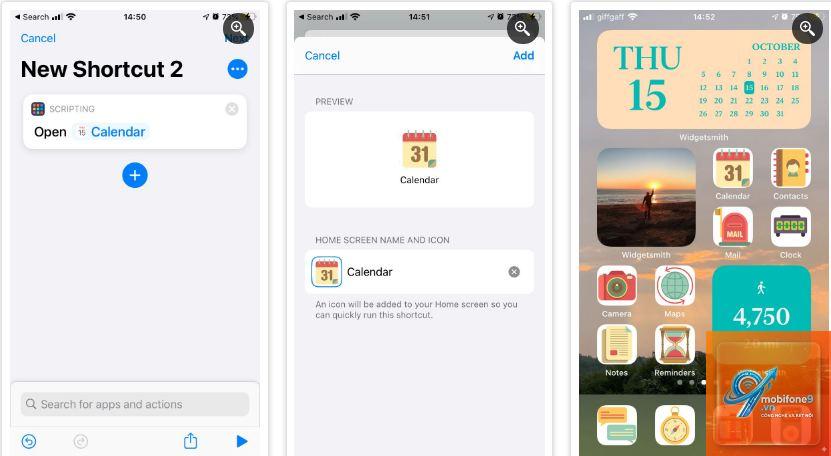widget shortcut không hoạt động - Hình 3