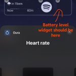 widget sức khỏe không cập nhật