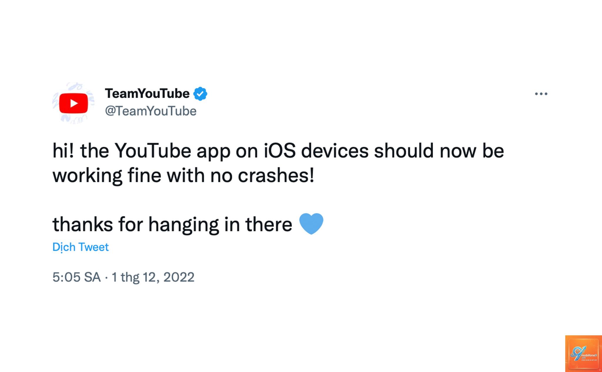 youtube bị văng trên iphone - Hình 5