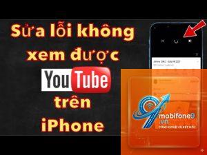 youtube không phát được video trên iphone