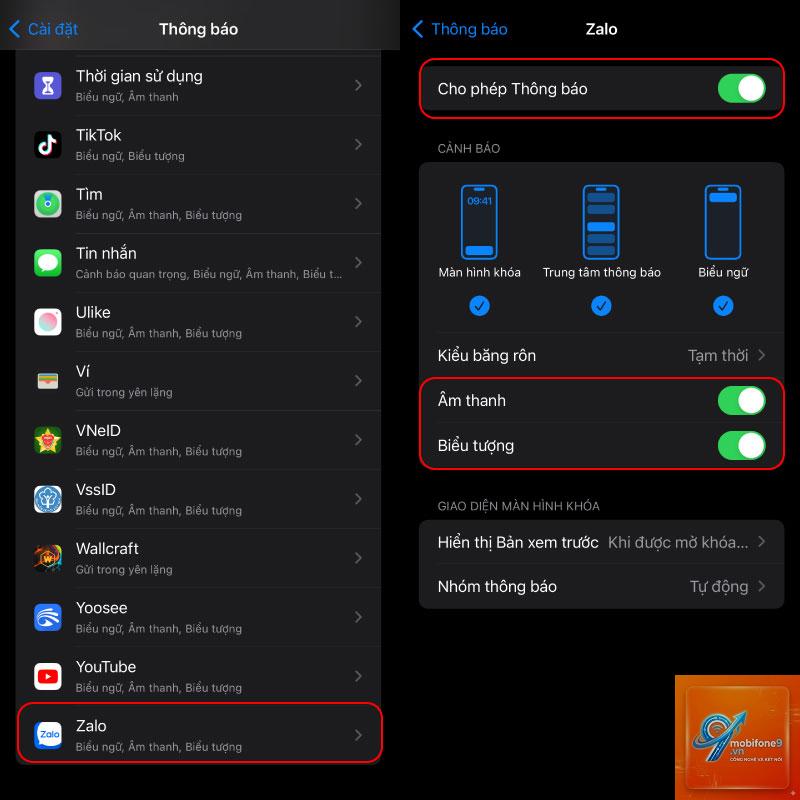 zalo không hiện thông báo trên iphone - Hình 4