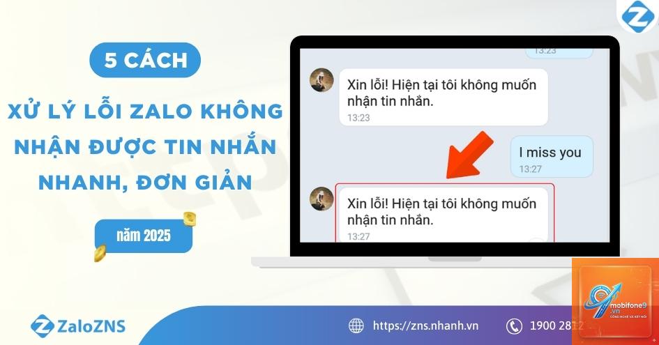 zalo không nhận được tin nhắn trên iphone - Hình 1