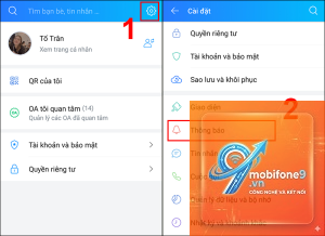 zalopay không nhận thông báo