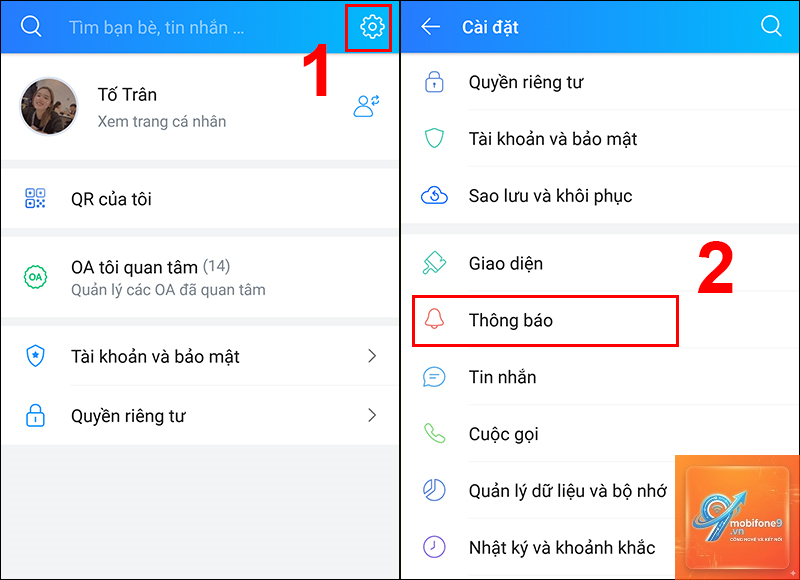 zalopay không nhận thông báo - Hình 1