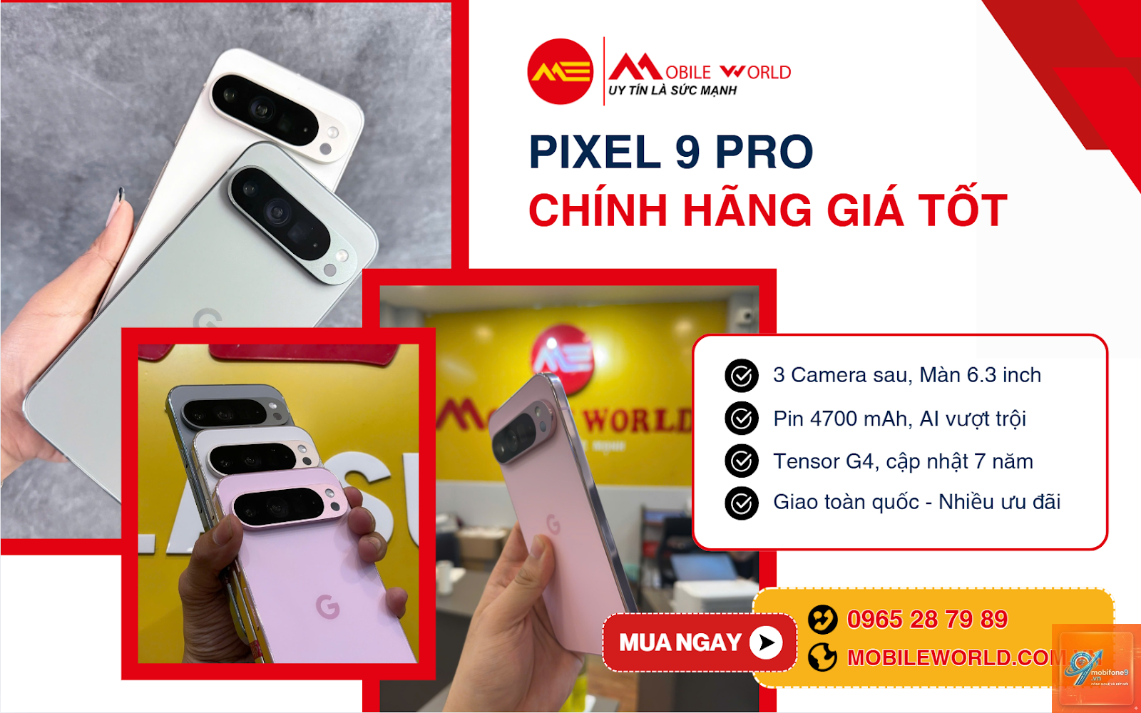 So Sánh Google Pixel 9 Pro Và Pixel 8 Pro - Hình 3
