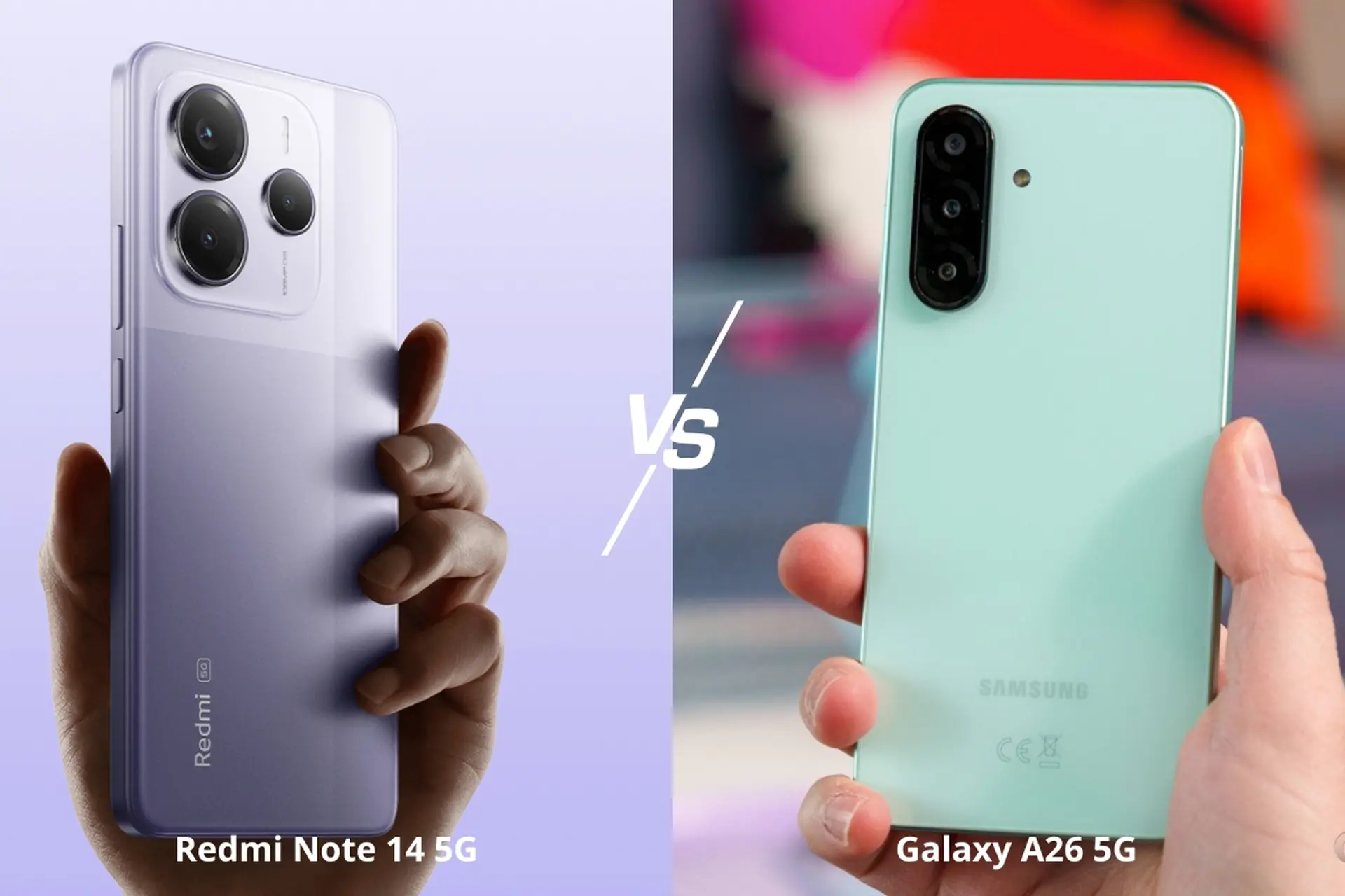 So Sánh Samsung Galaxy A26 Và Redmi Note 14 - Hình 1