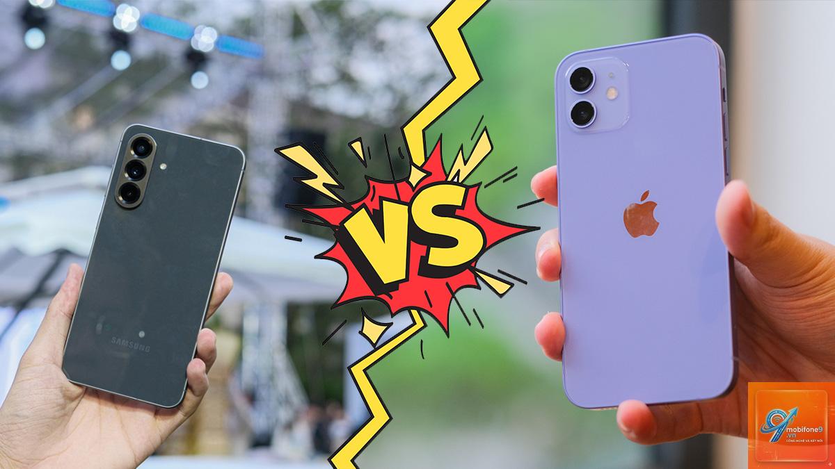 So Sánh iPhone 12 Và Samsung Galaxy A56 - Hình 1