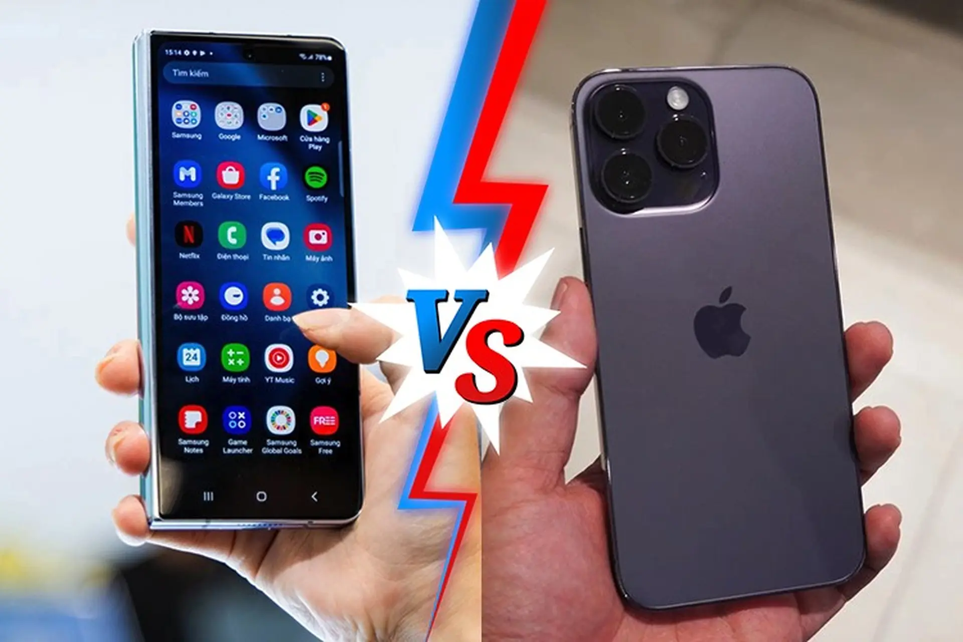 So Sánh iPhone 14 Pro Max Và Samsung Galaxy Z Fold6 - Hình 2