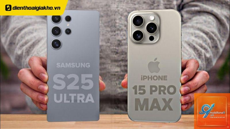 So Sánh iPhone 15 Pro Max Và Samsung Galaxy S25 Ultra - Hình 3