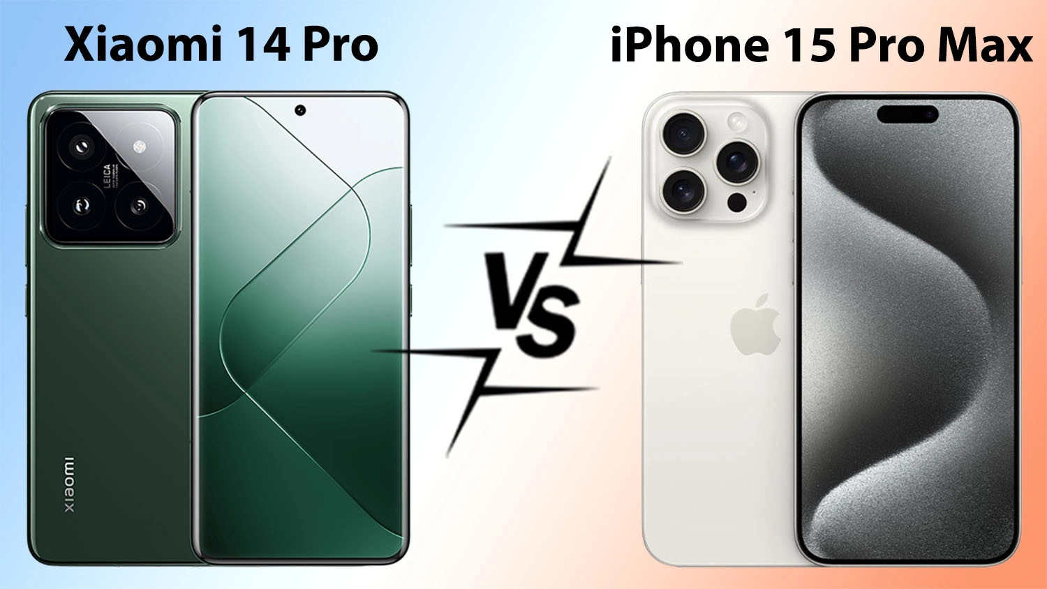 So Sánh iPhone 15 Pro Và Xiaomi 14 Pro - Hình 4
