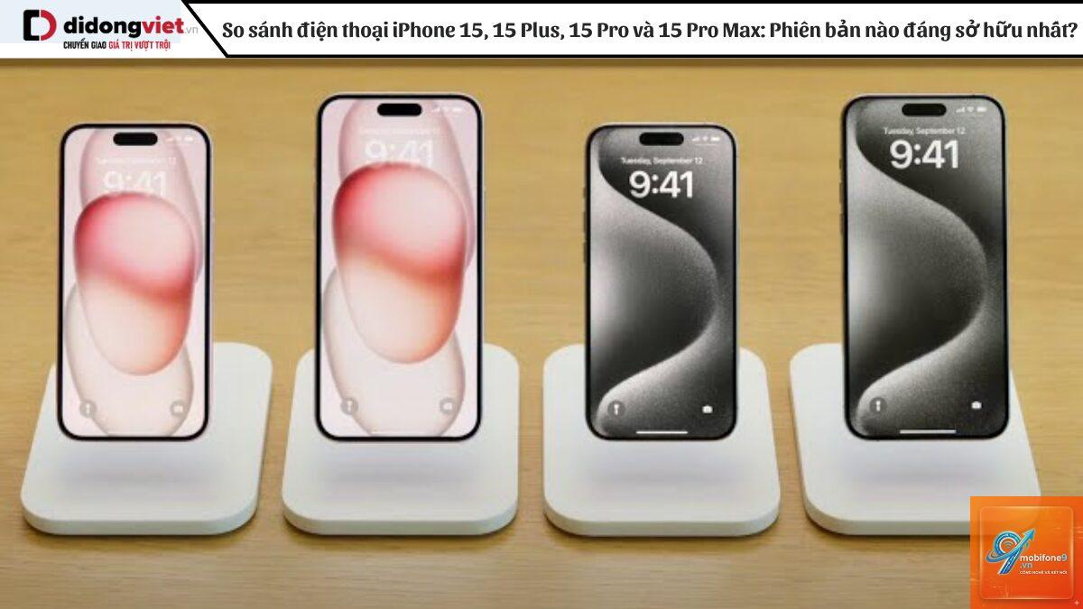 So Sánh iPhone 15 Và iPhone 15 Pro Max - Hình 4