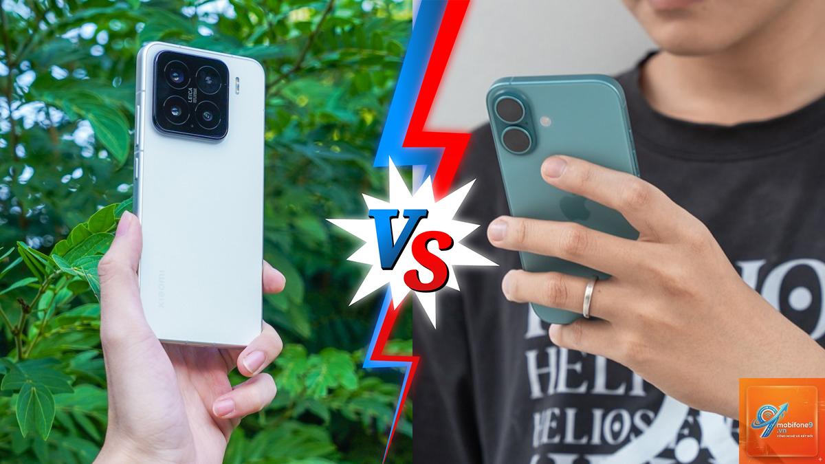 So Sánh iPhone 16 Plus Và Xiaomi 15 - Hình 1