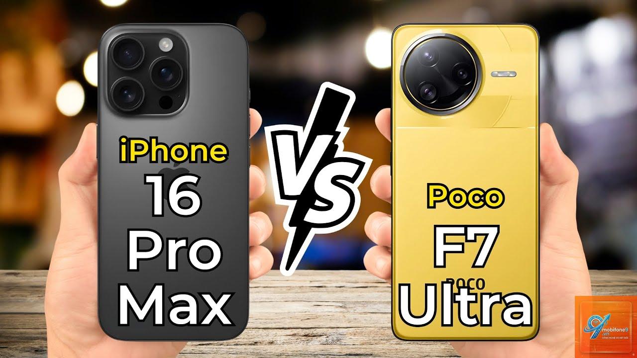 So Sánh iPhone 16 Pro Max Và POCO F7 Pro - Hình 5