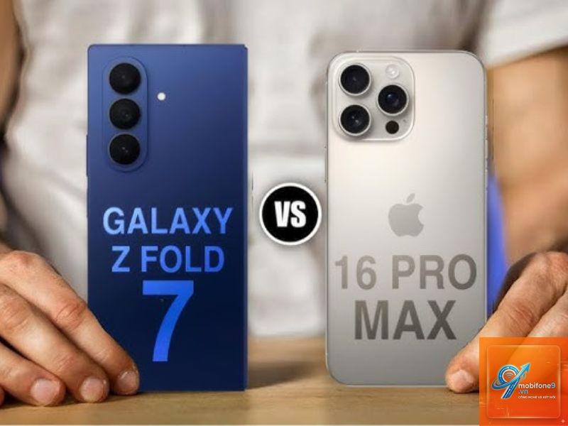 So Sánh iPhone 16 Pro Max Và Samsung Galaxy Z Fold7 - Hình 4