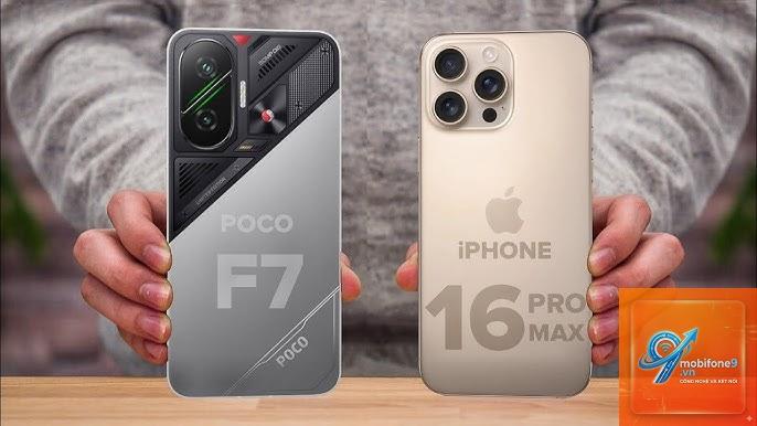So Sánh iPhone 16 Pro Và POCO F7 - Hình 1