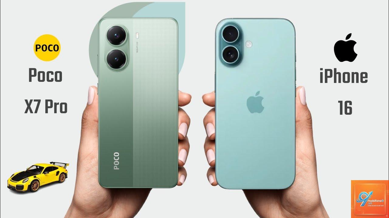So Sánh iPhone 16 Và POCO X7 Pro - Hình 2