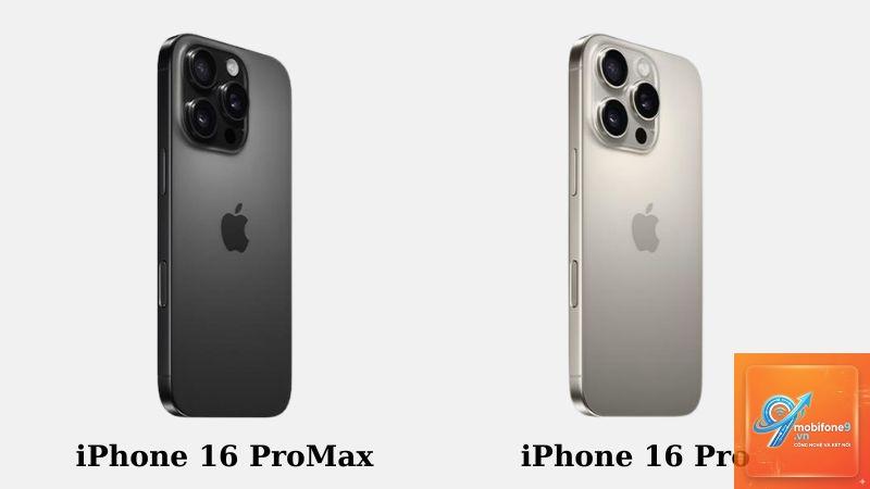 So Sánh iPhone 16 Và iPhone 16 Pro Max - Hình 1