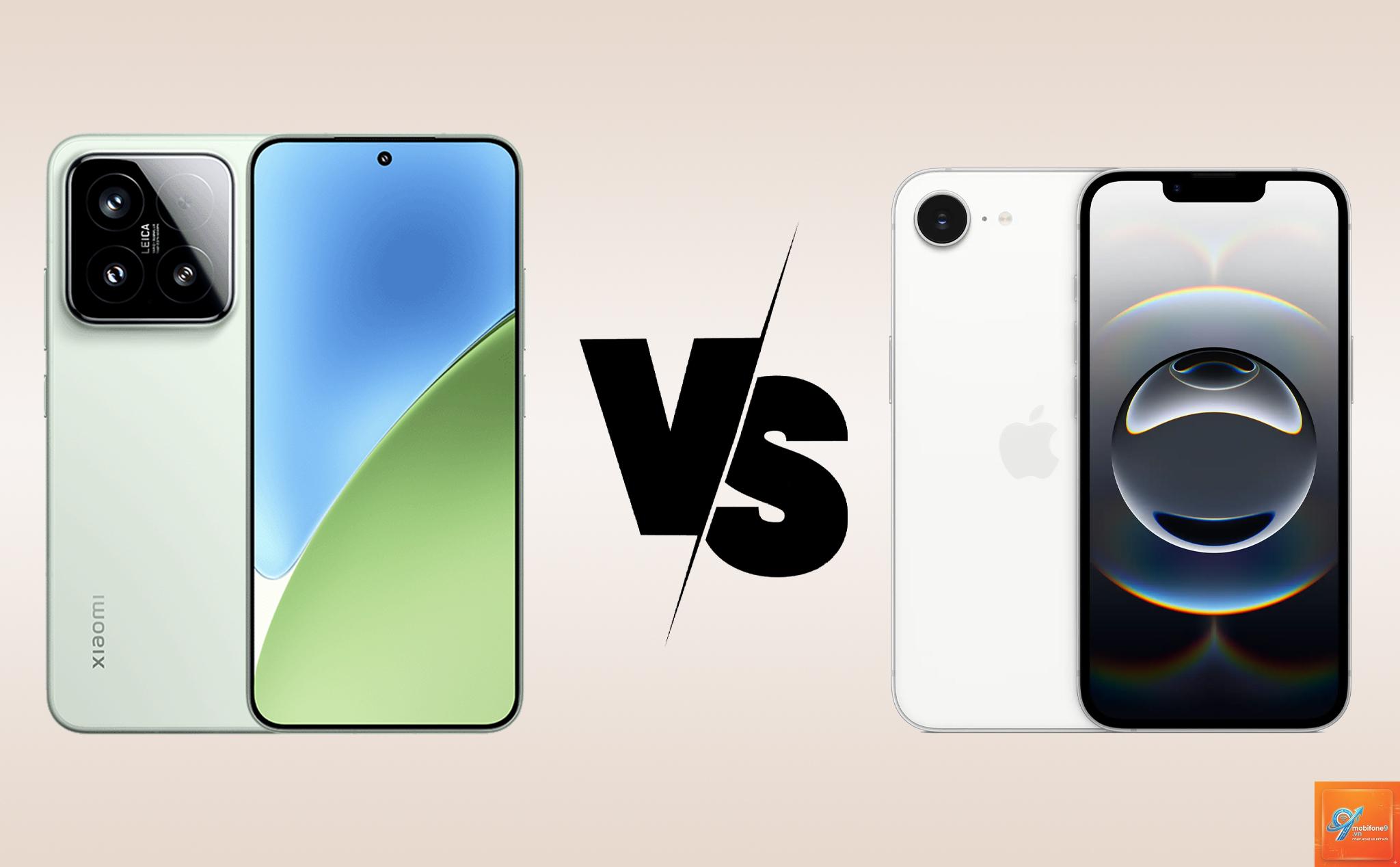 So Sánh iPhone 16e Và Xiaomi 15 - Hình 2