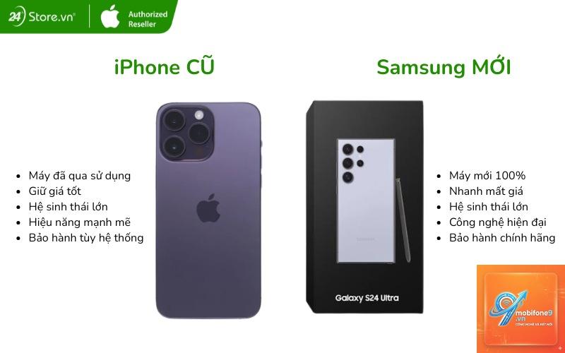 So Sánh iPhone Cũ Và Samsung Mới - Hình 1