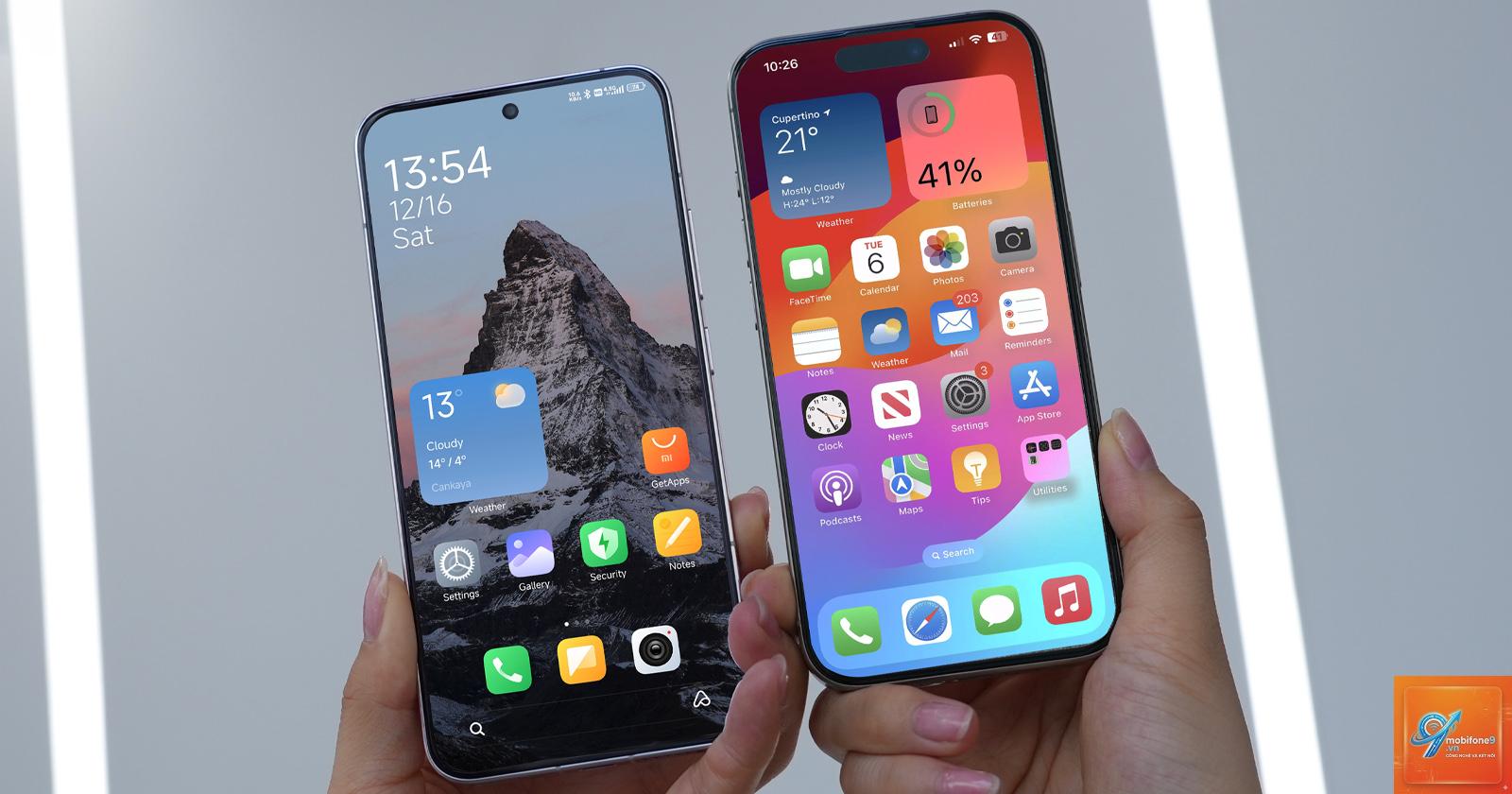 So Sánh iPhone iOS Và Xiaomi HyperOS - Hình 2